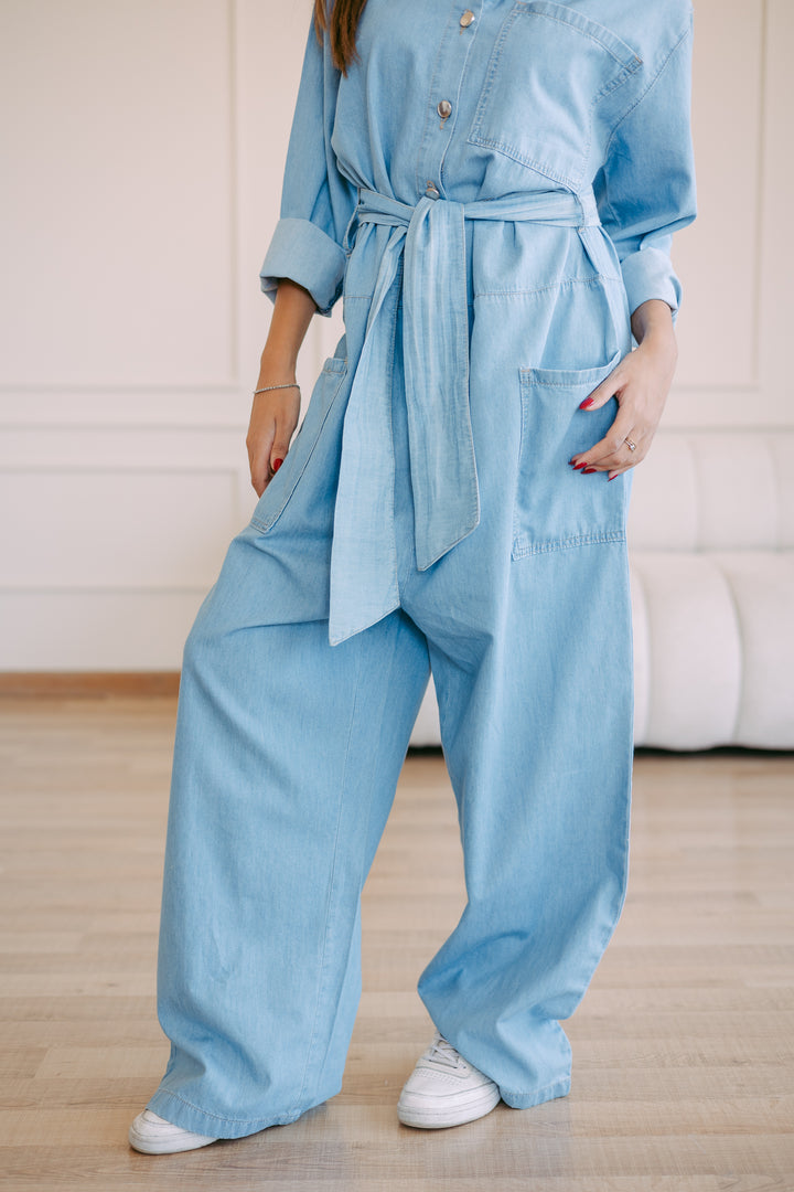 Denim jumpsuit