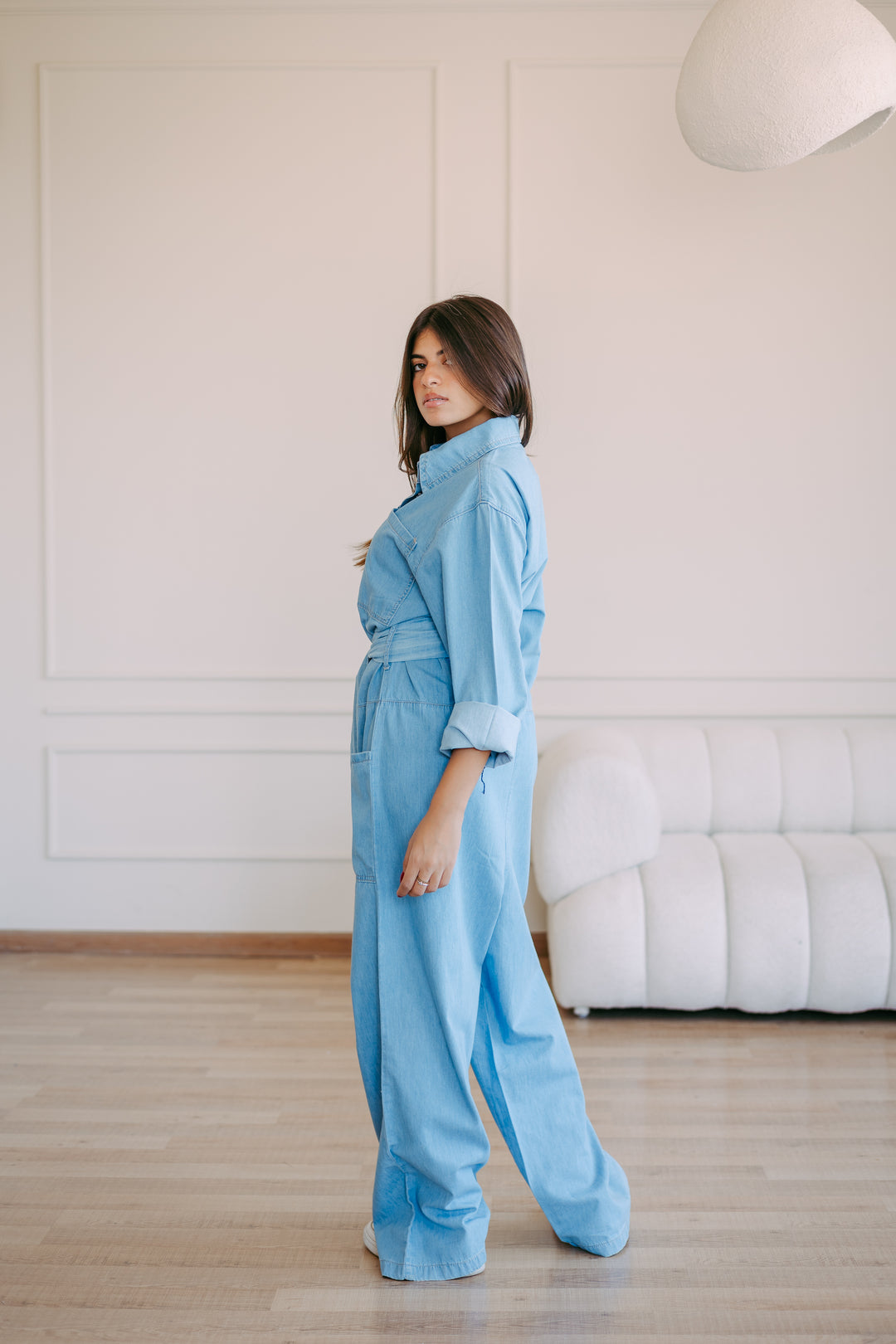 Denim jumpsuit