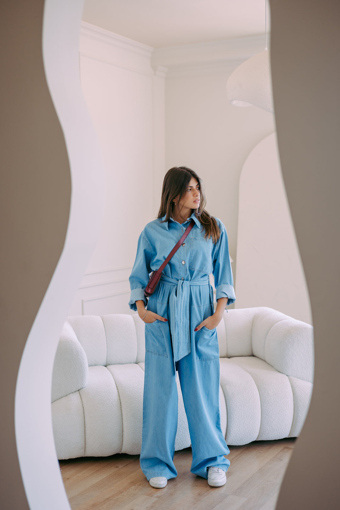 Denim jumpsuit