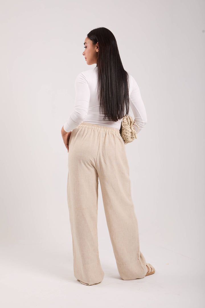 Linen Drawstring Pants