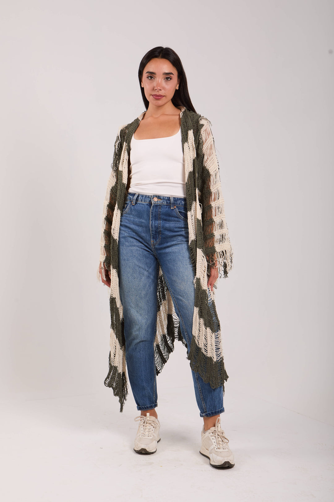 Serenity Handwoven Fringe Cardigan