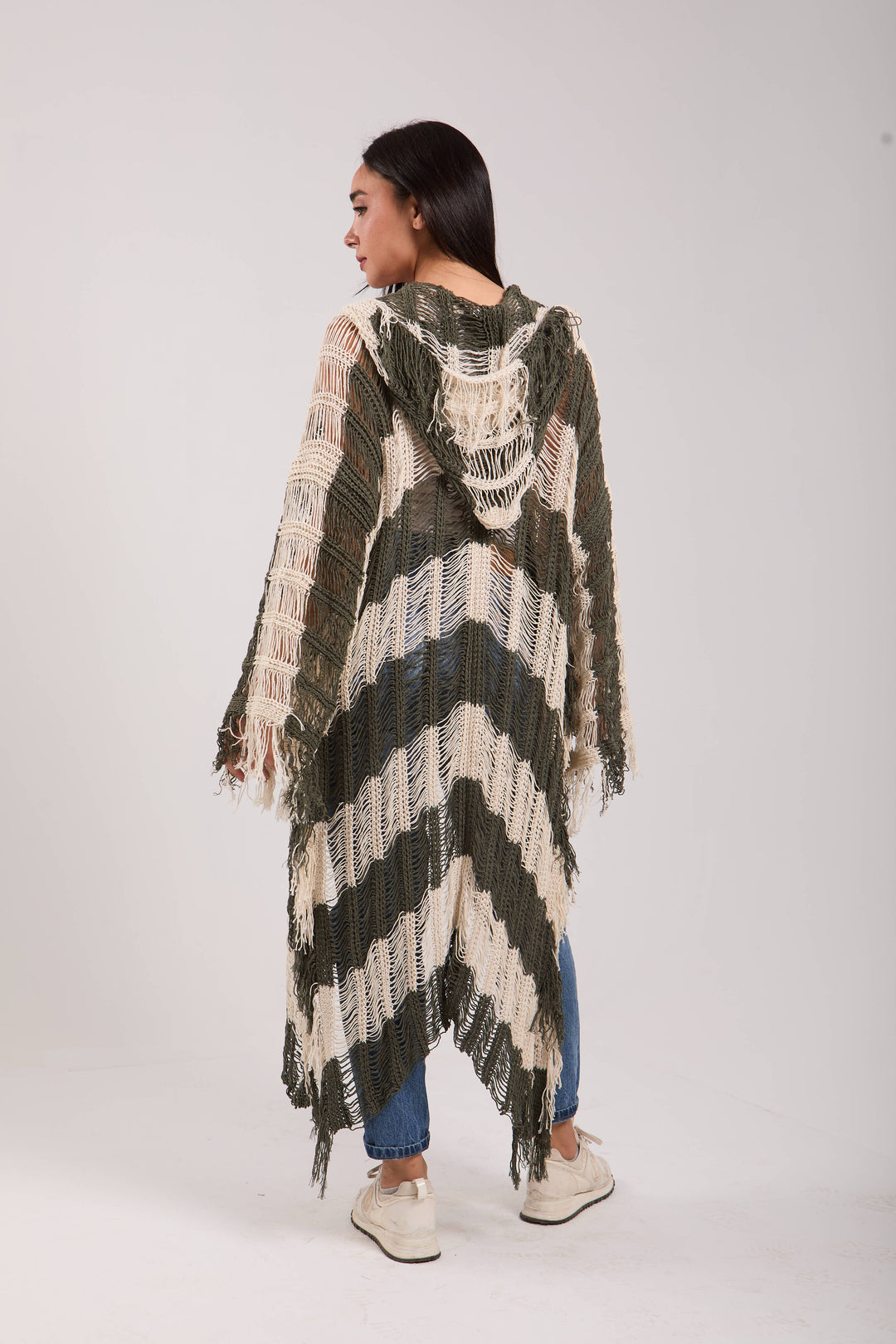 Serenity Handwoven Fringe Cardigan