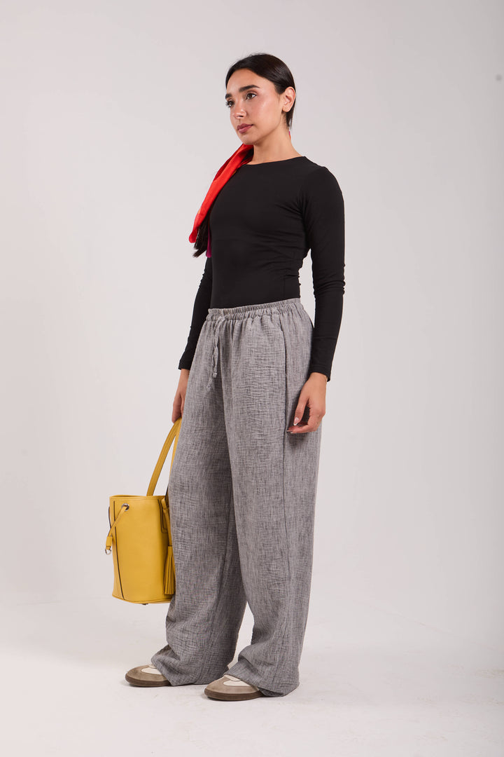 Linen Drawstring Pants