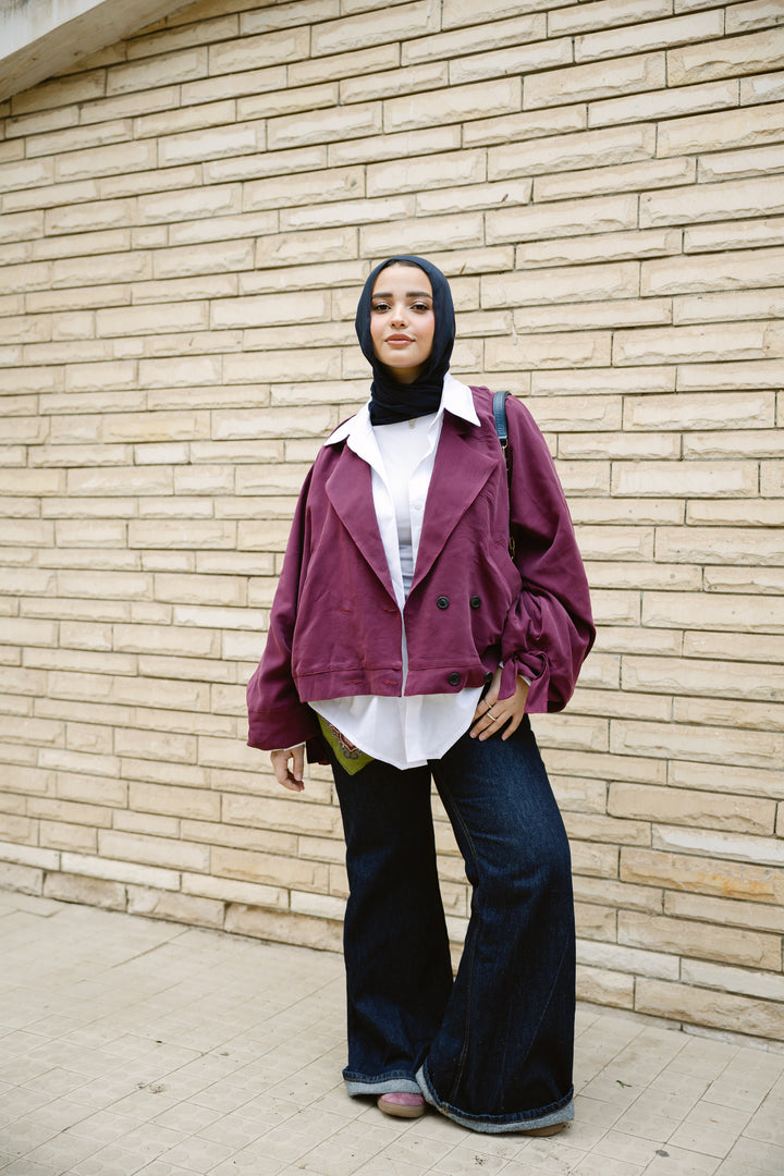 Oversized Buttoned Jacket