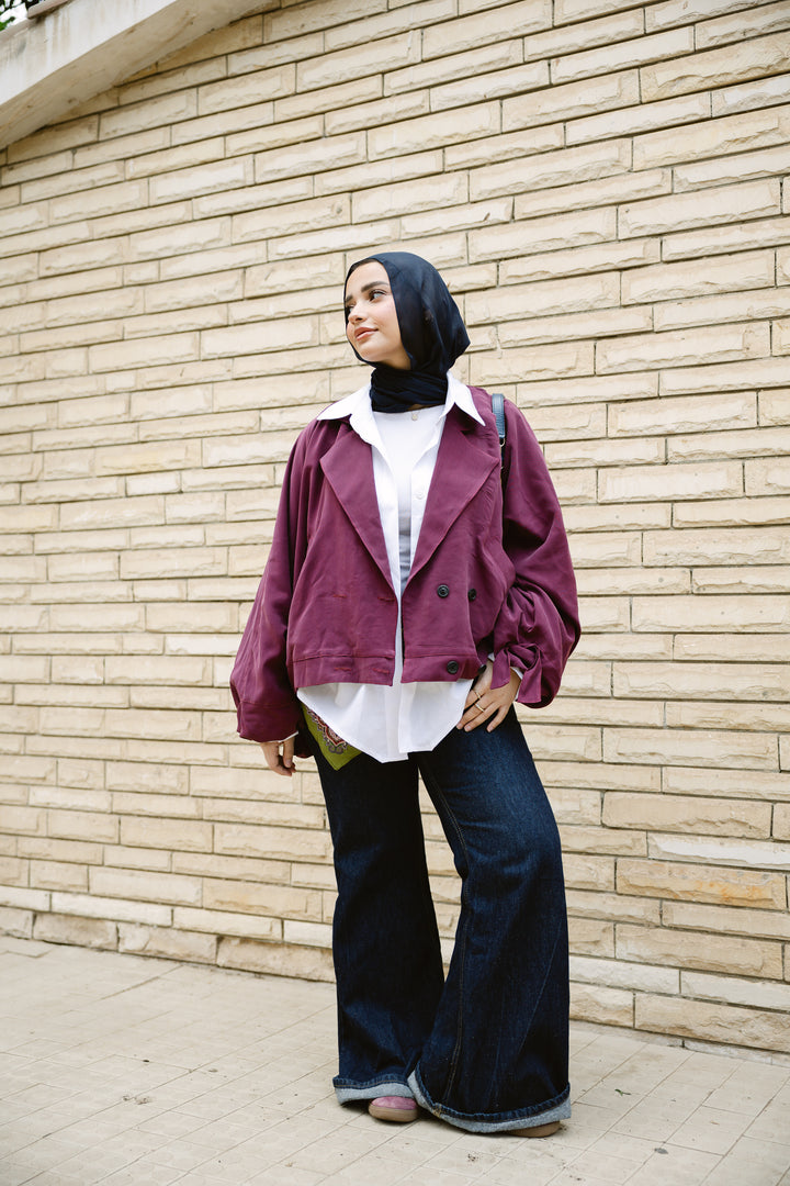 Oversized Buttoned Jacket