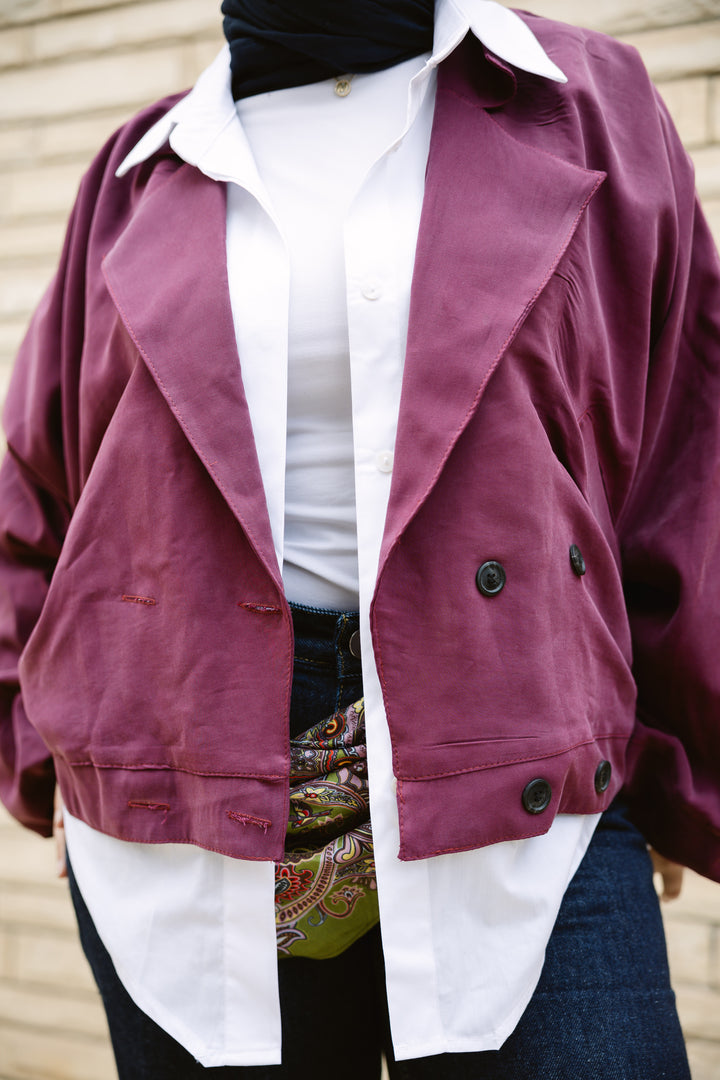 Oversized Buttoned Jacket