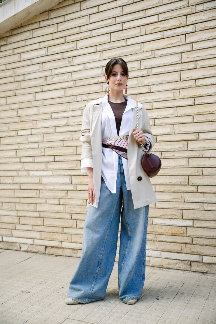The Buttoned Slits Blazer
