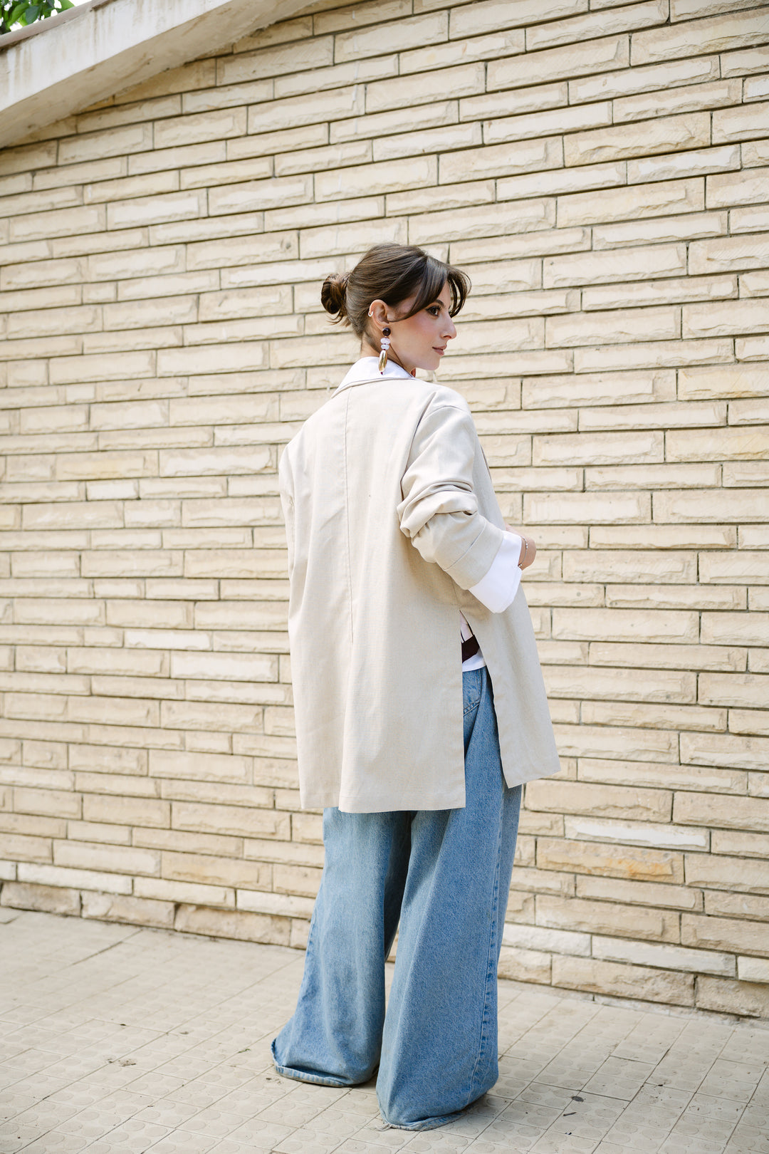 The Buttoned Slits Blazer