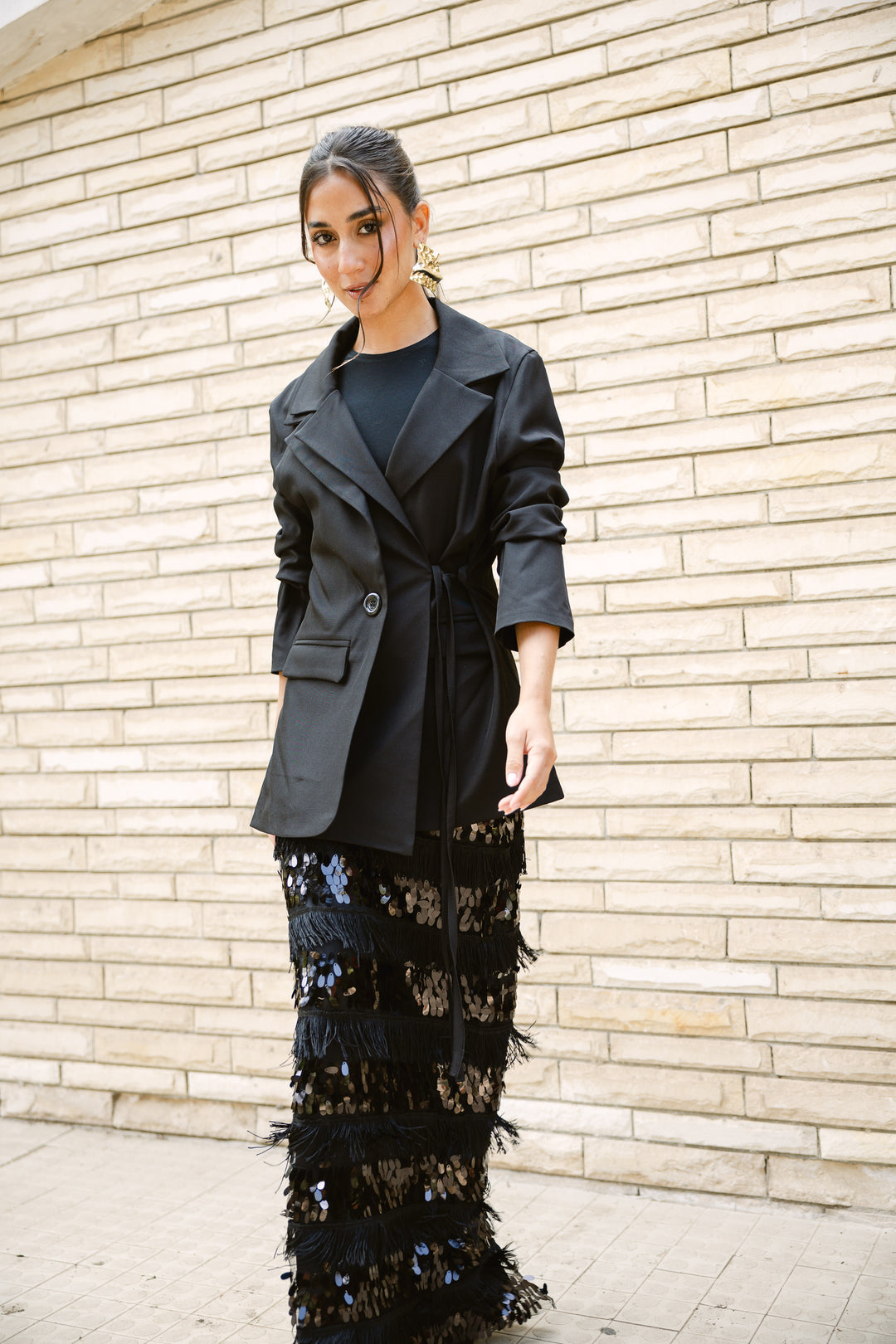 Double Collar Blazer