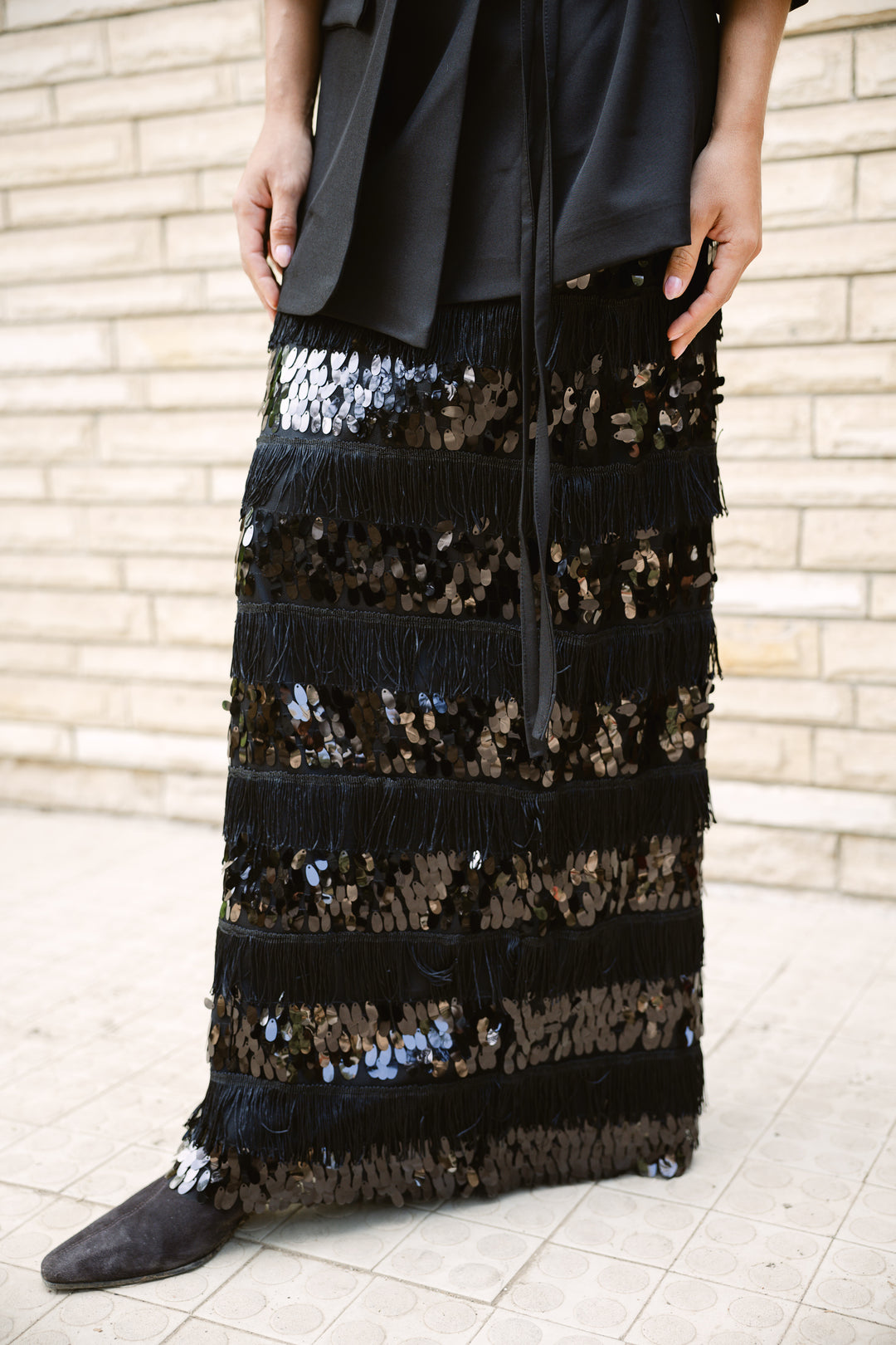 Velora Sequin Skirt