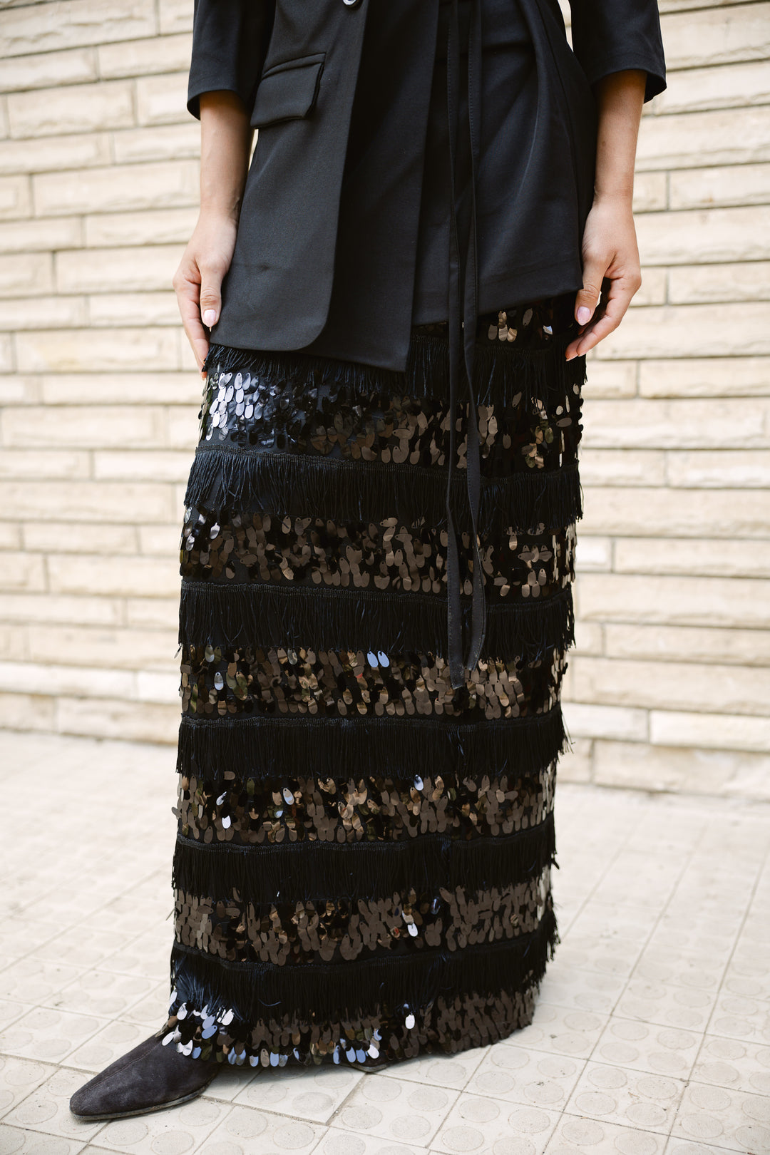 Velora Sequin Skirt