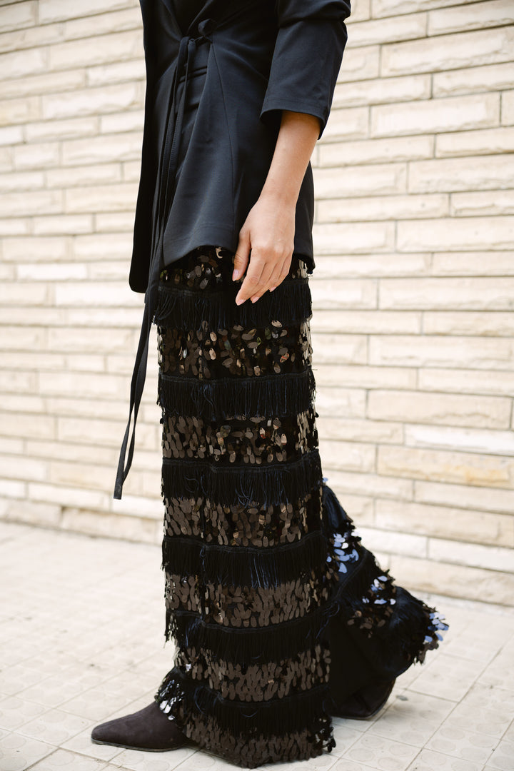 Velora Sequin Skirt