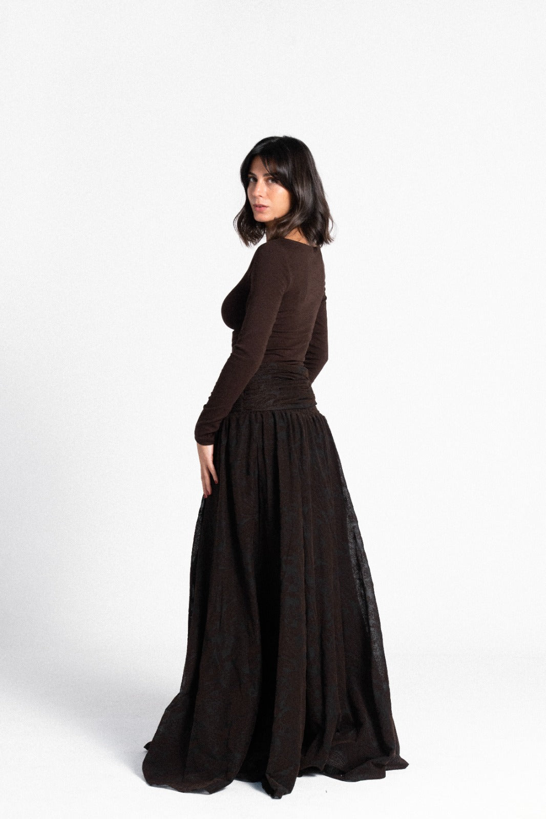The Tulle Tie Skirt - Black