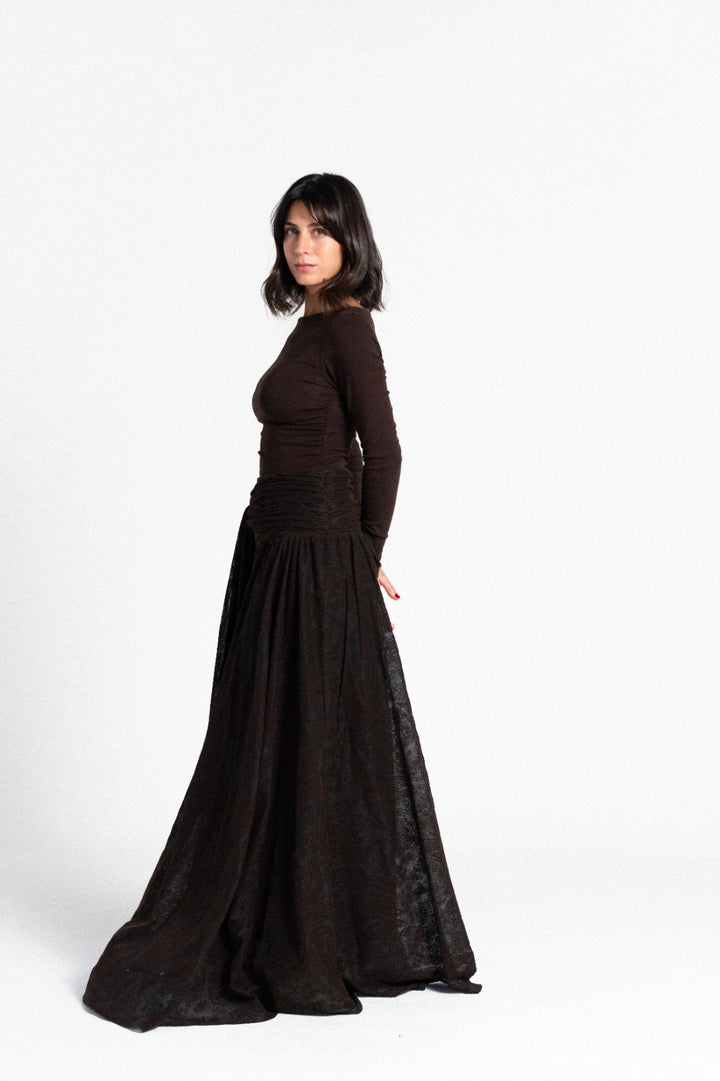 The Tulle Tie Skirt - Black
