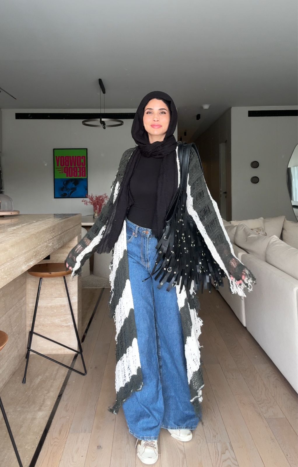 Serenity Handwoven Fringe Cardigan