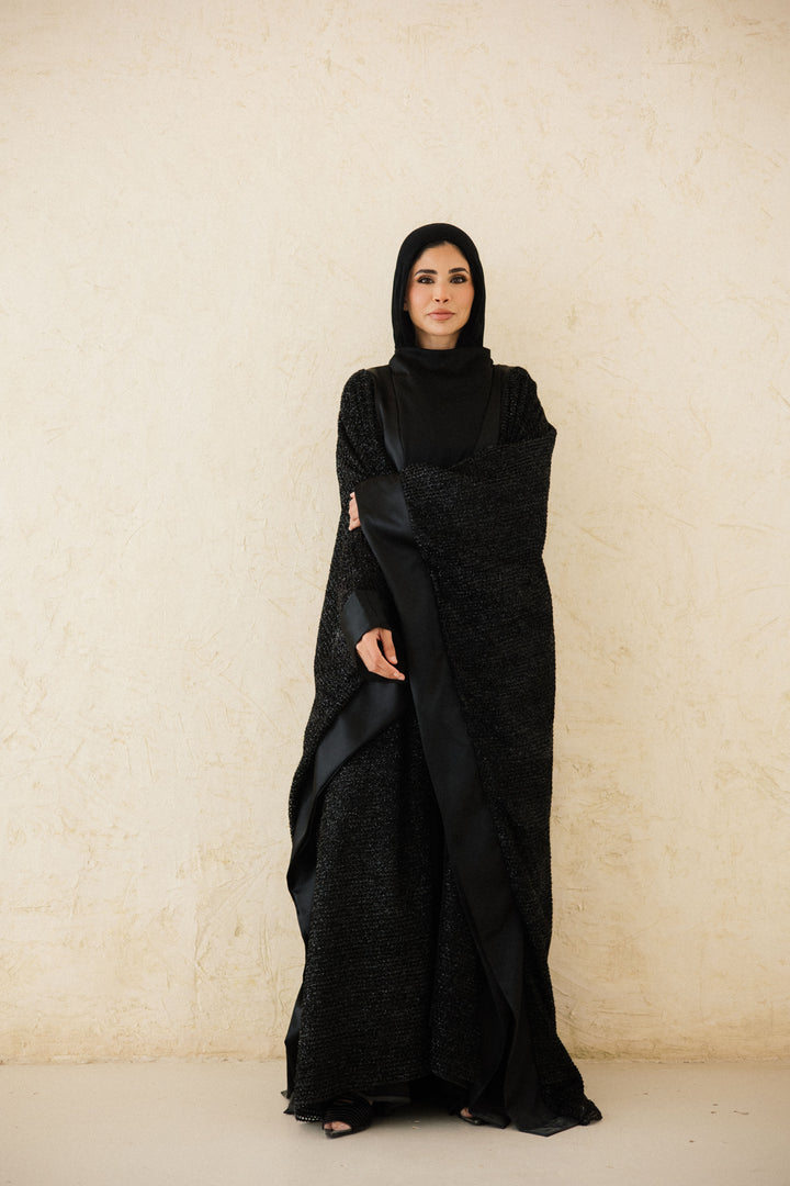 Midnight Layered Net Kaftan