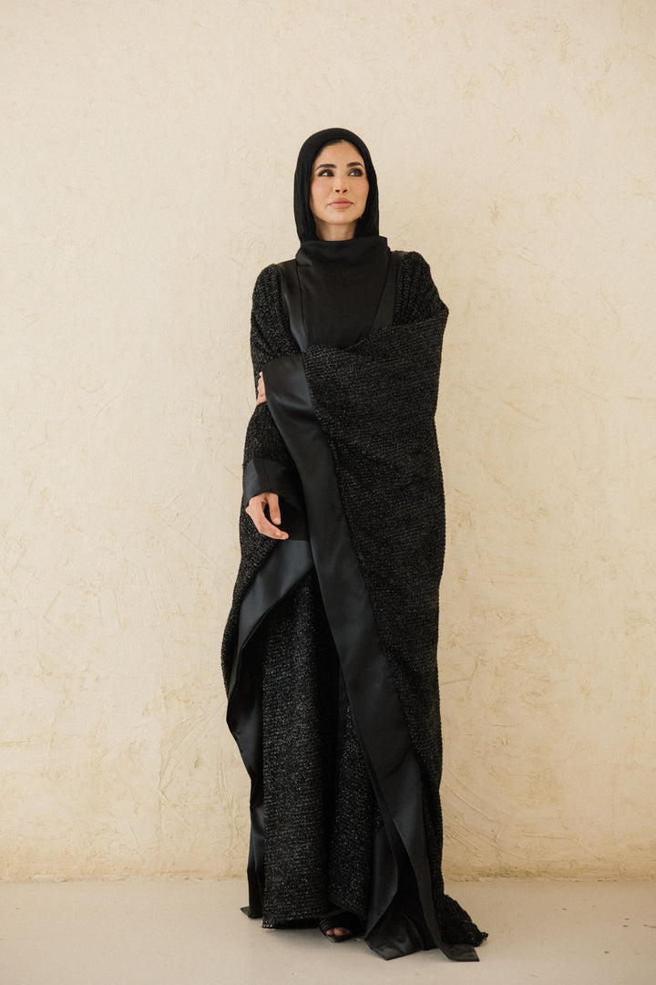 Midnight Layered Net Kaftan