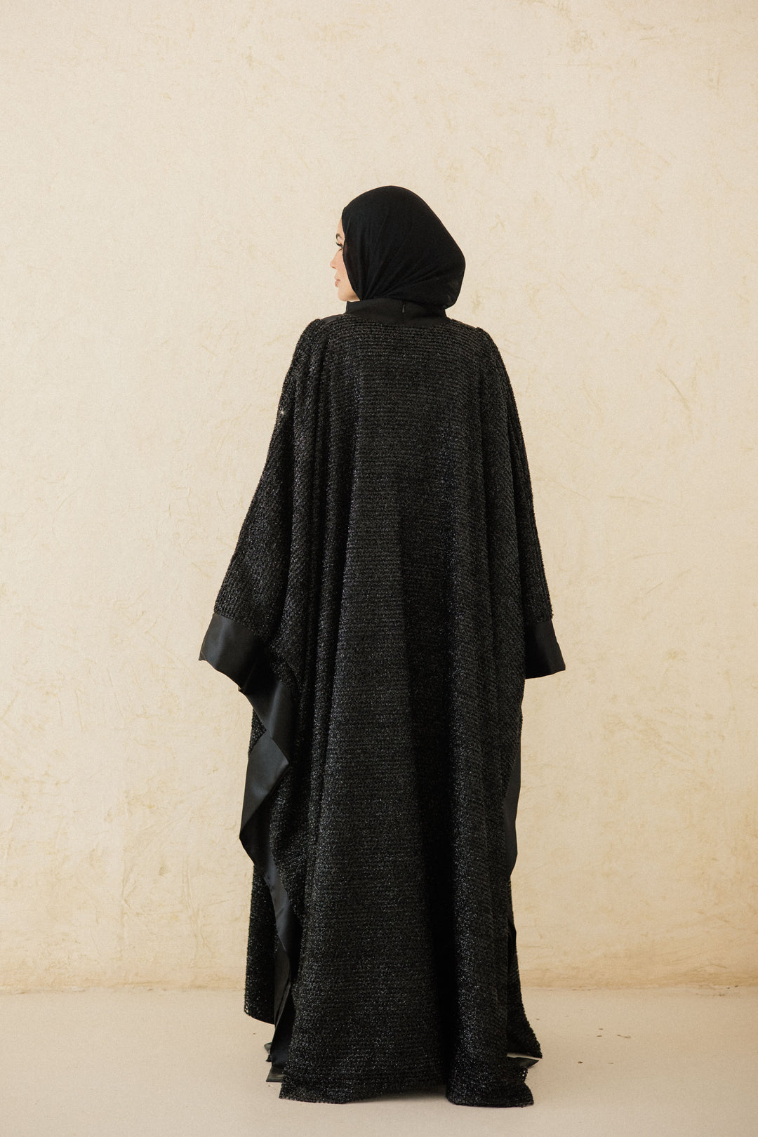 Midnight Layered Net Kaftan