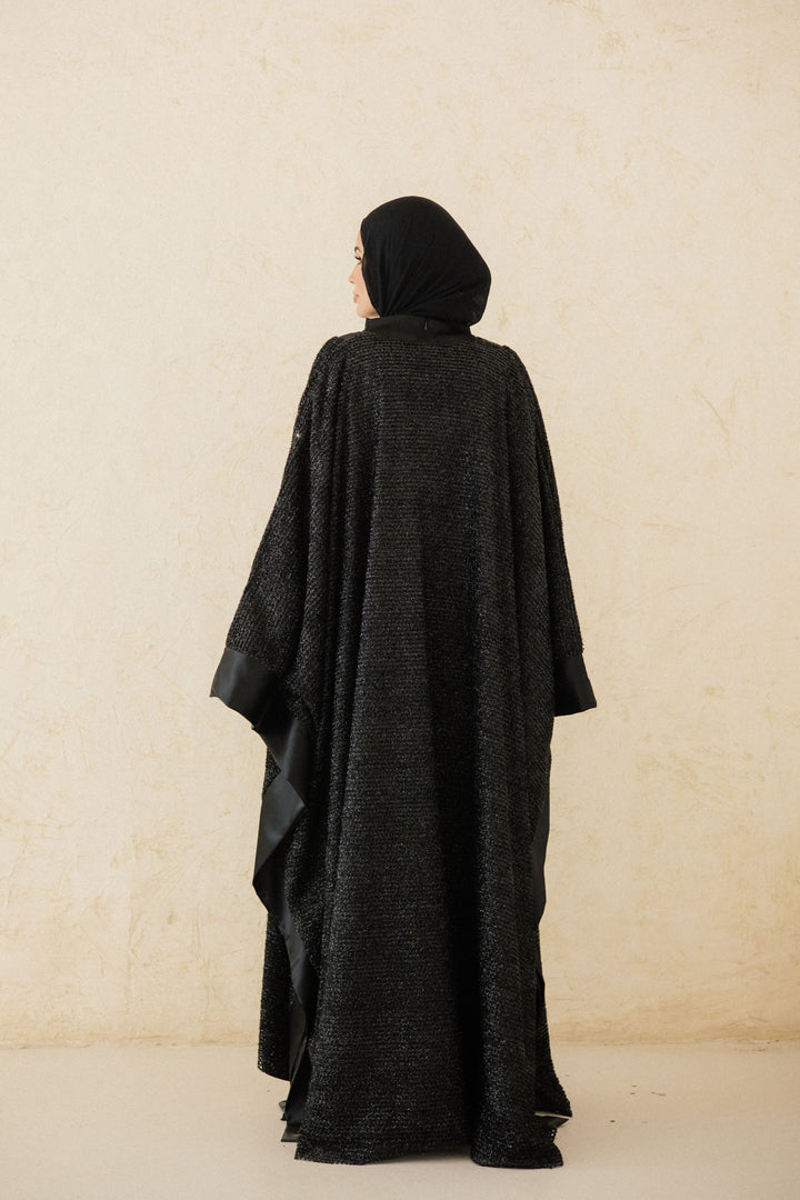 Midnight Layered Net Kaftan