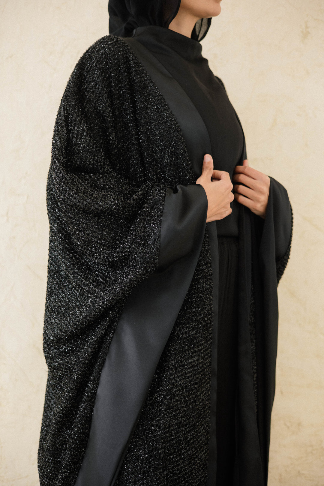 Midnight Layered Net Kaftan