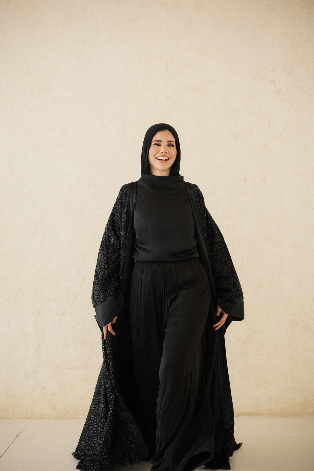Midnight Layered Net Kaftan