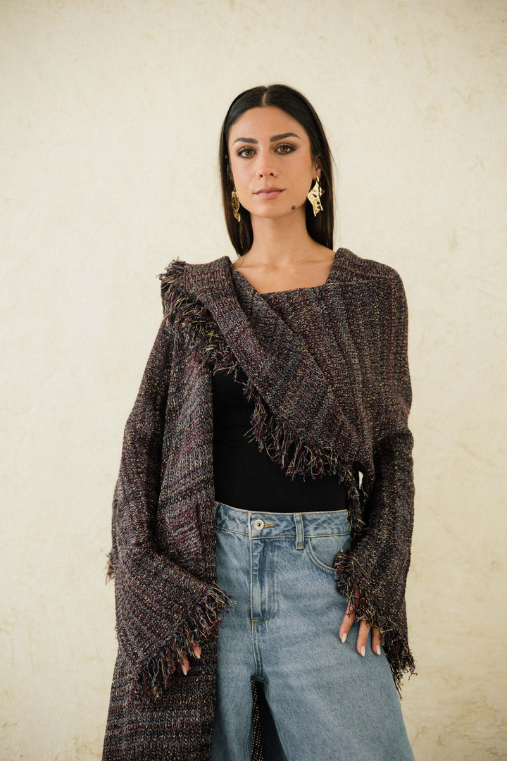 Multiway Wrap Knit Cardigan