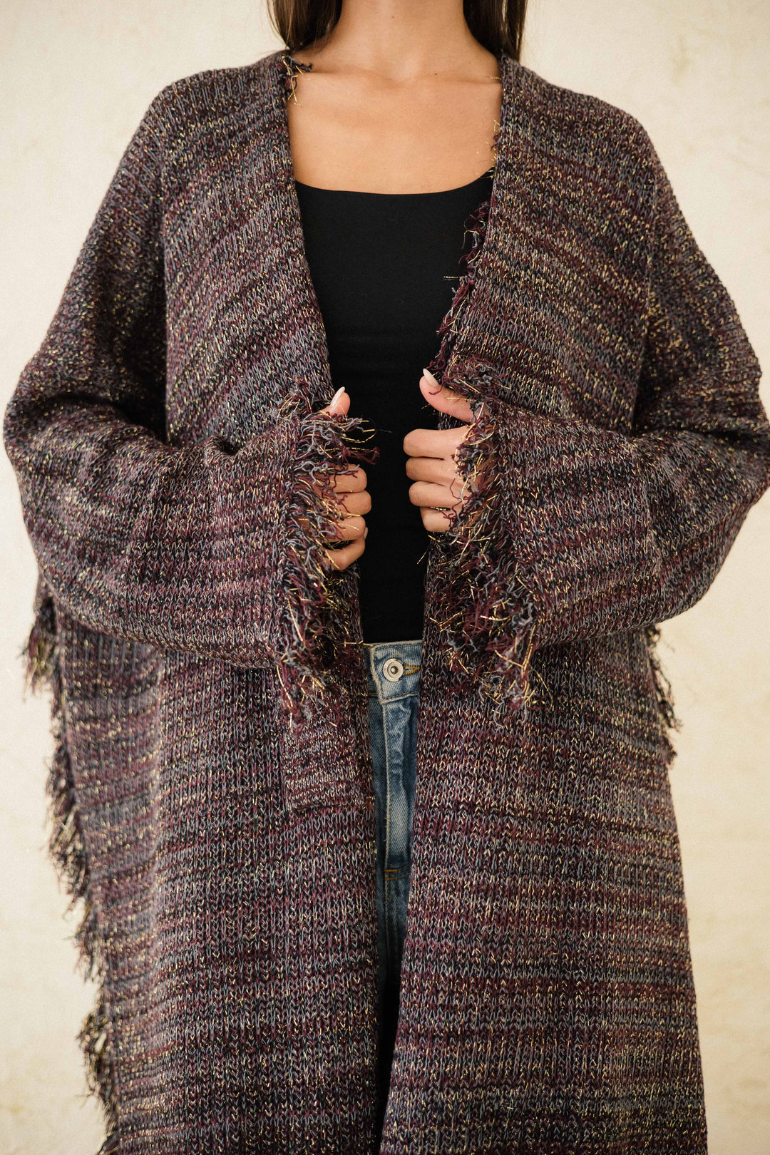 Multiway Wrap Knit Cardigan