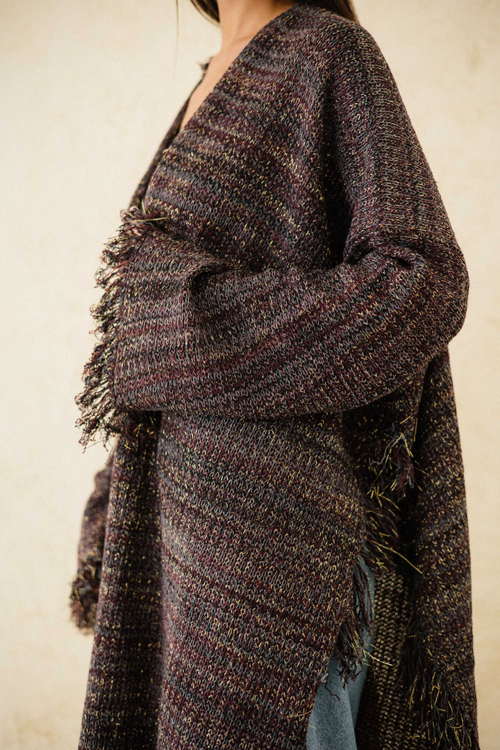 Multiway Wrap Knit Cardigan