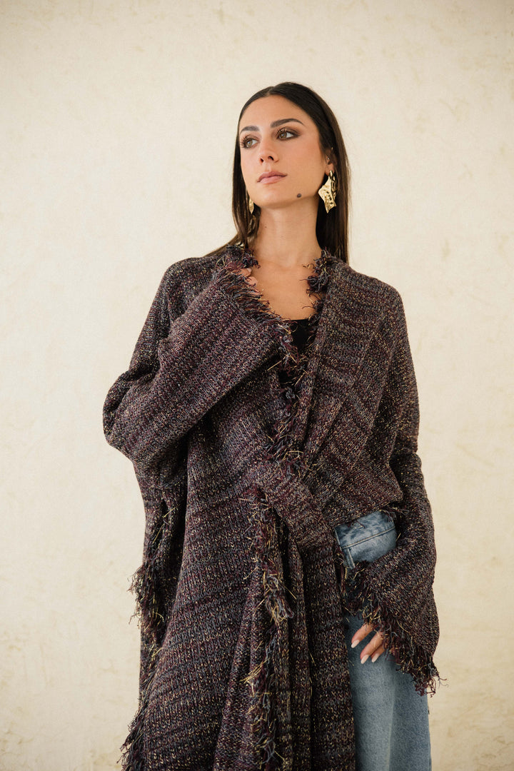 Multiway Wrap Knit Cardigan