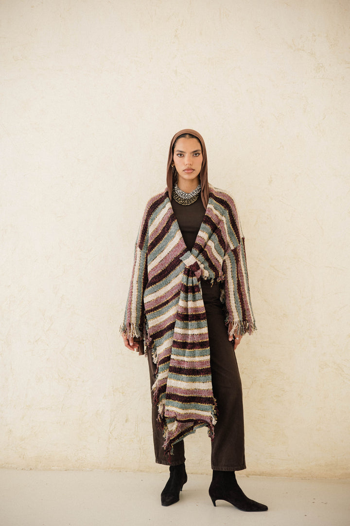 Multiway Wrap Knit Cardigan