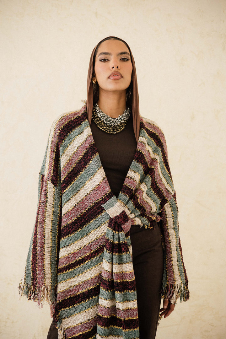 Multiway Wrap Knit Cardigan