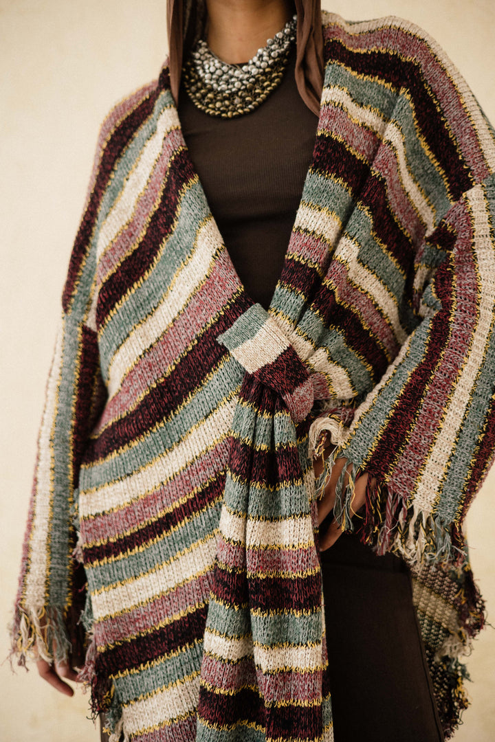 Multiway Wrap Knit Cardigan