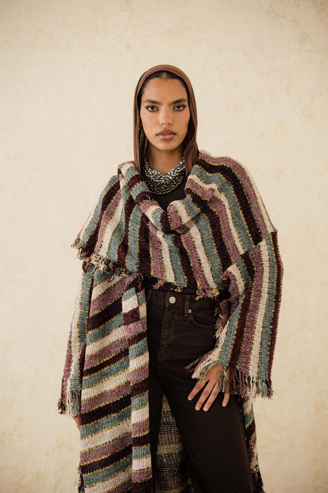 Multiway Wrap Knit Cardigan