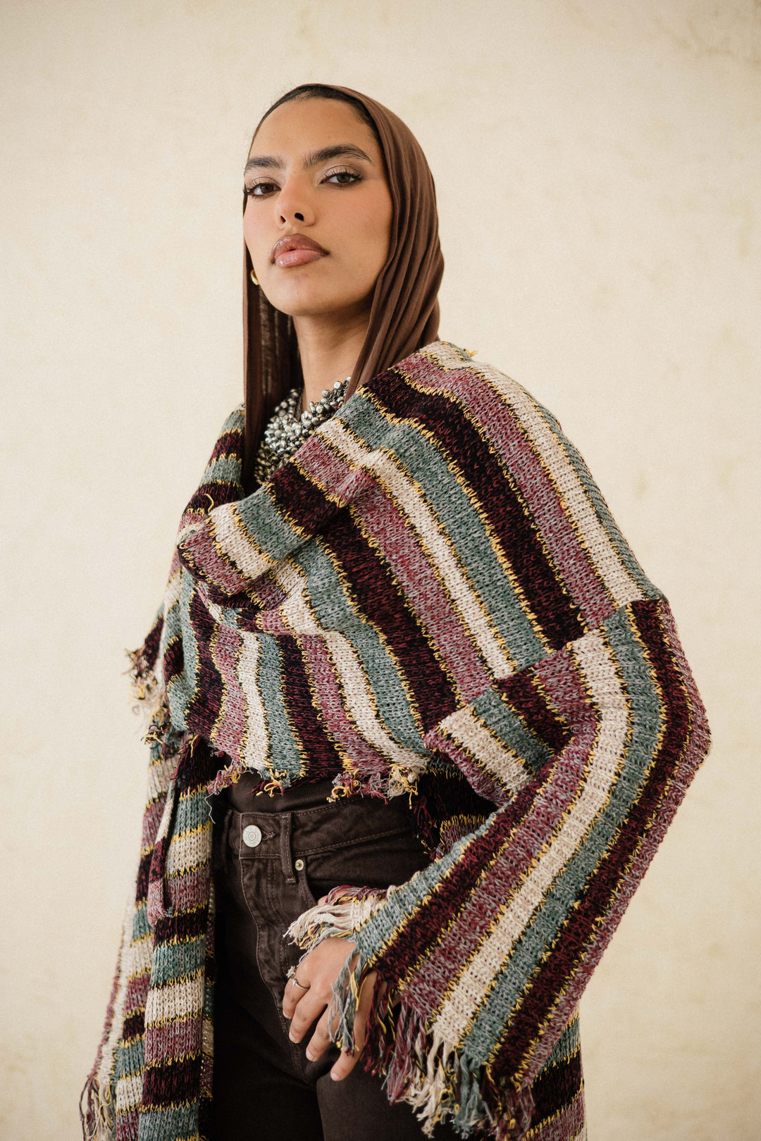 Multiway Wrap Knit Cardigan