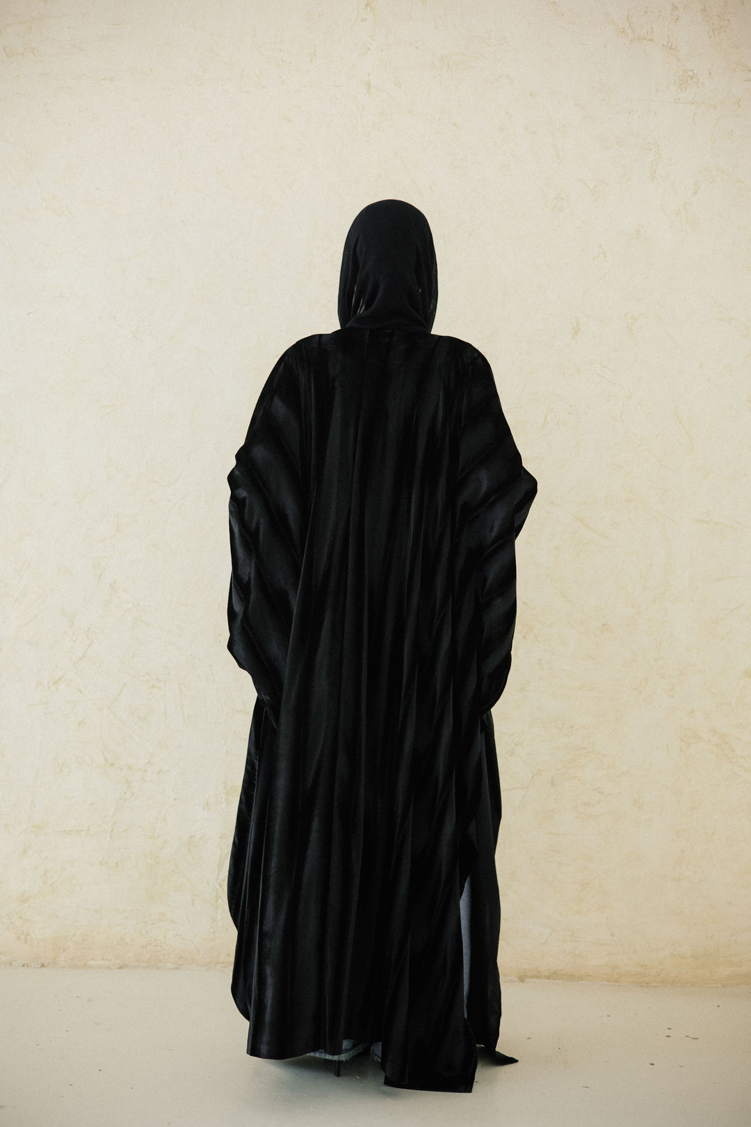 Draped Velvet Kaftan