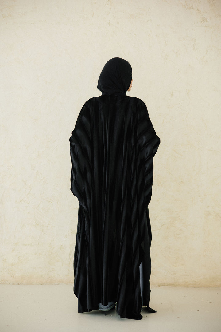 Draped Velvet Kaftan