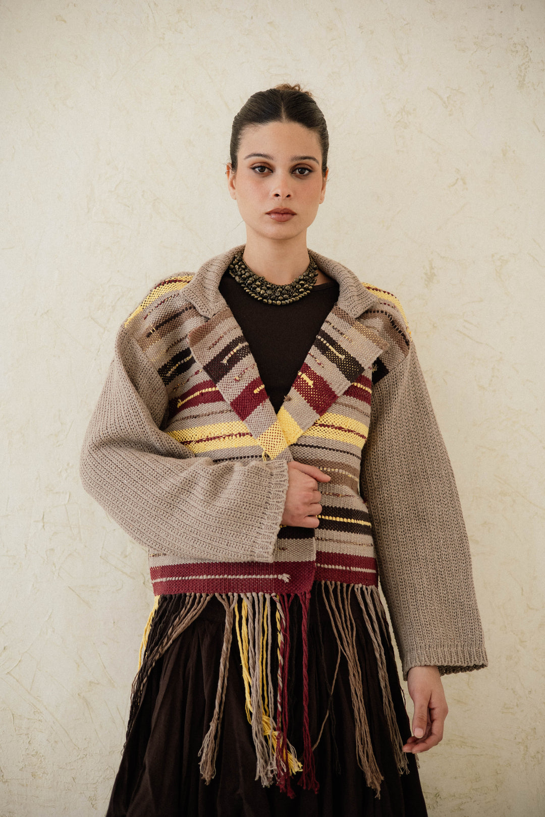 Fringed Panel Jacket