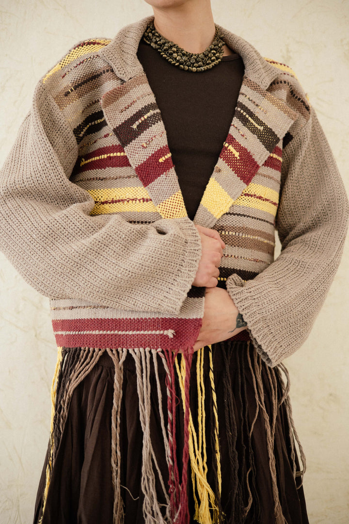 Fringed Panel Jacket