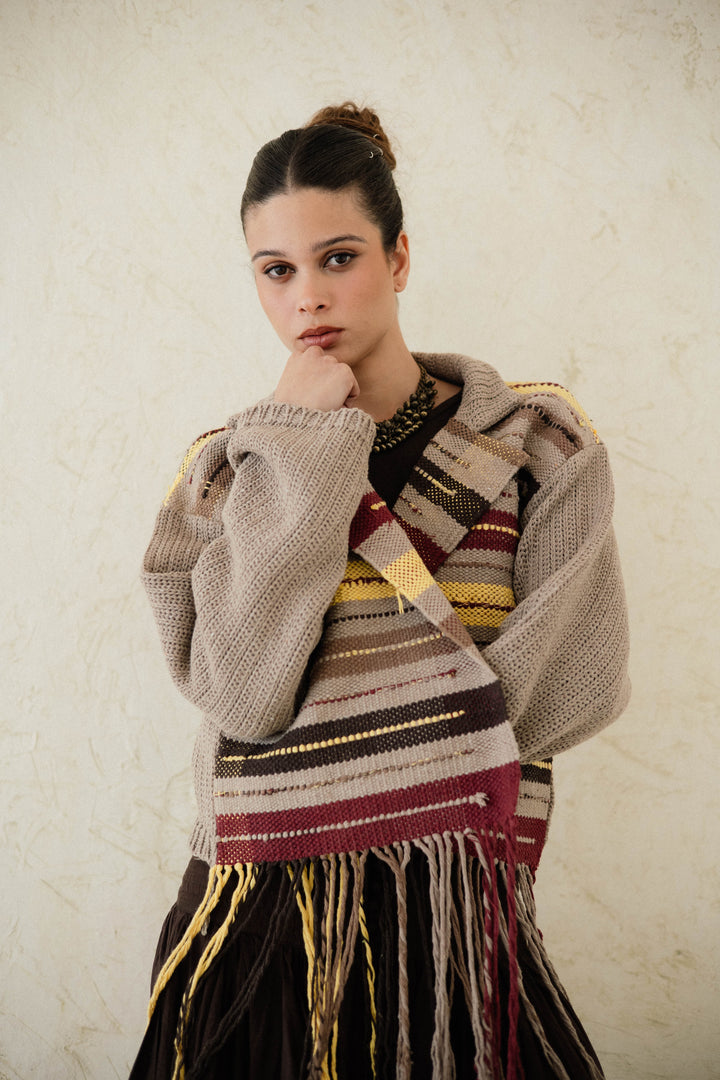 Fringed Panel Jacket