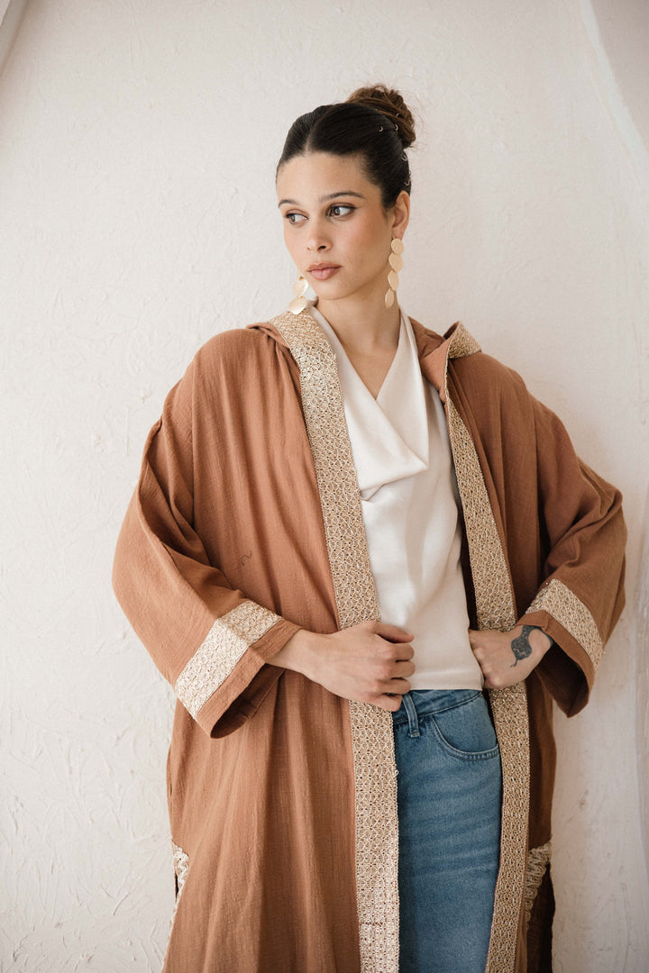 Girl in the hood kaftan