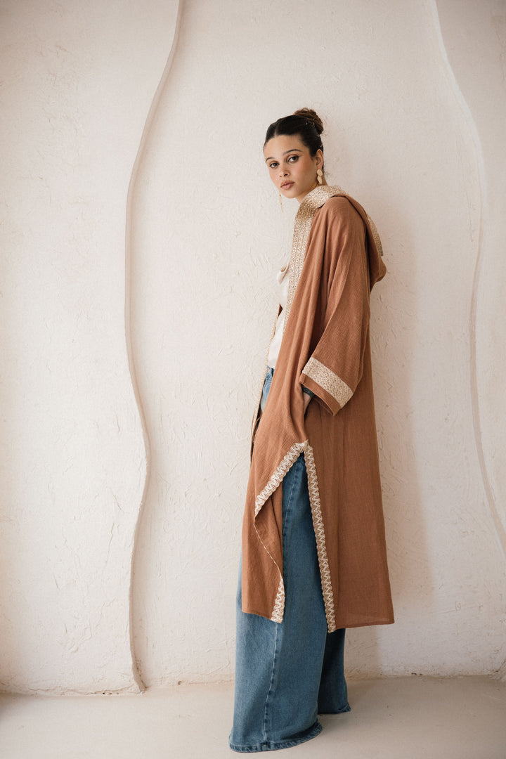 Girl in the hood kaftan