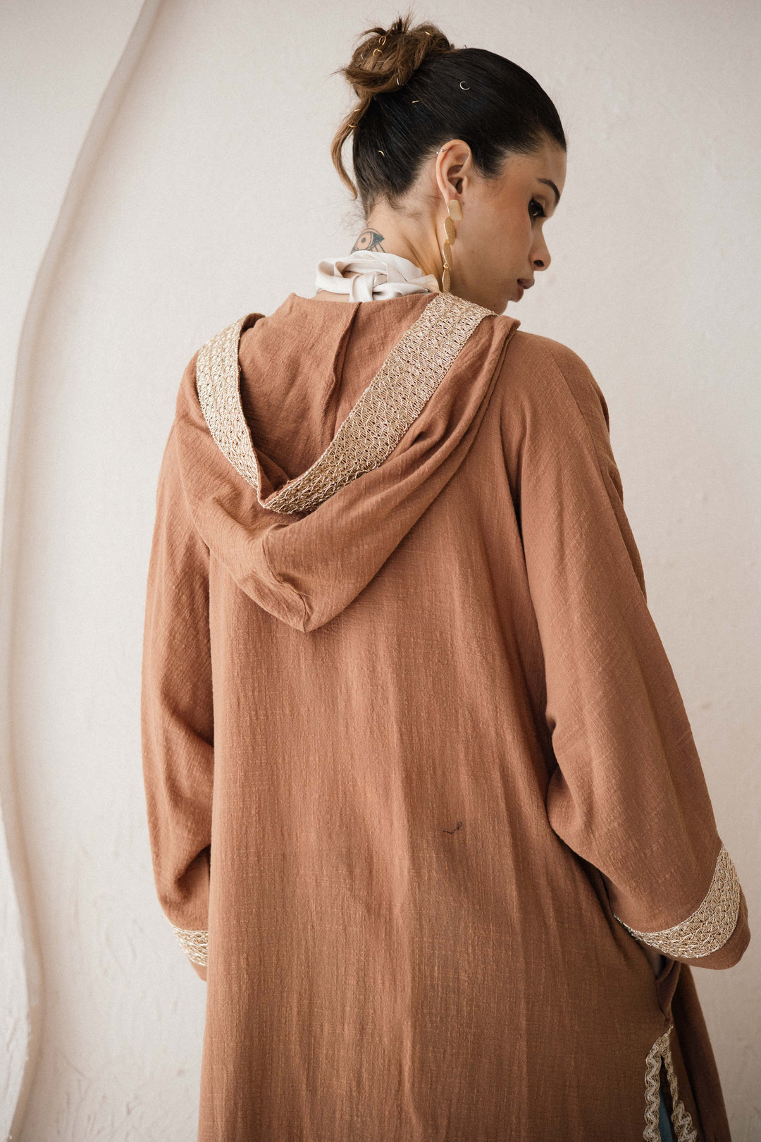 Girl in the hood kaftan