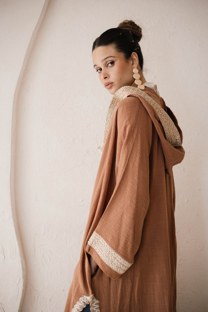 Girl in the hood kaftan