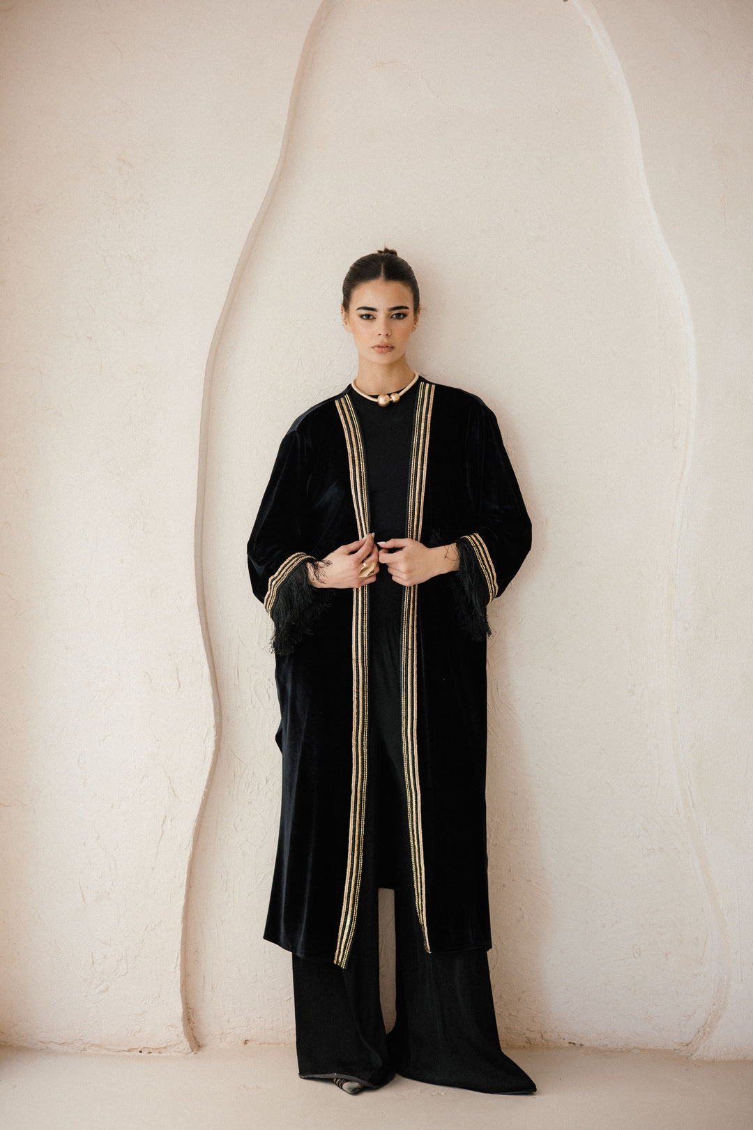 Imperial velvet kaftan