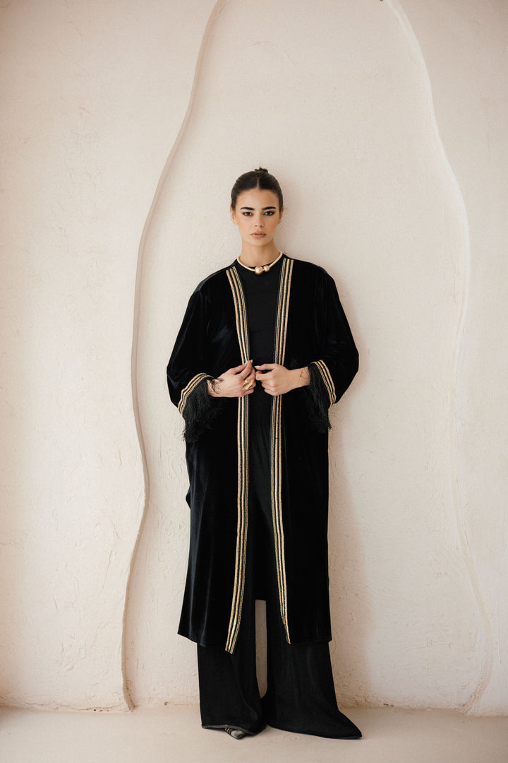 Imperial velvet kaftan