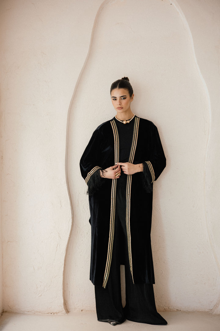 Imperial velvet kaftan