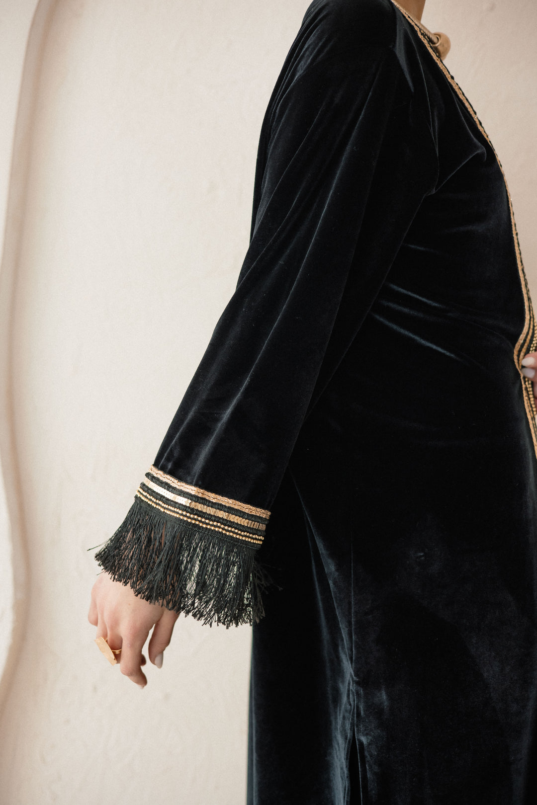 Imperial velvet kaftan