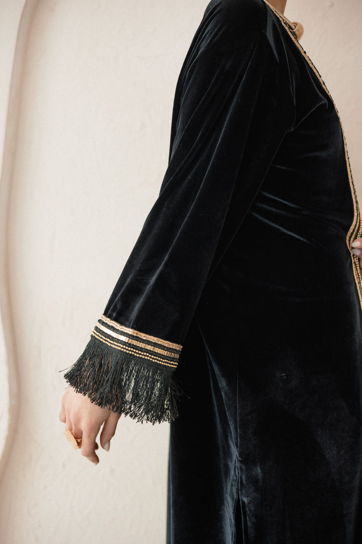 Imperial velvet kaftan