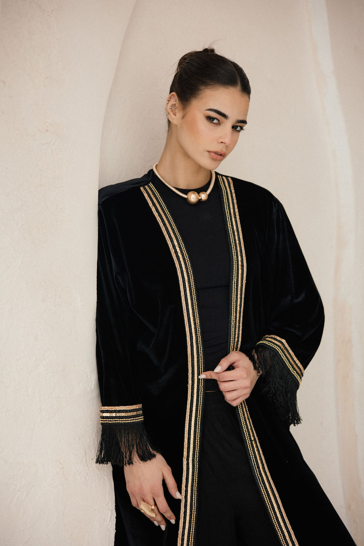 Imperial velvet kaftan